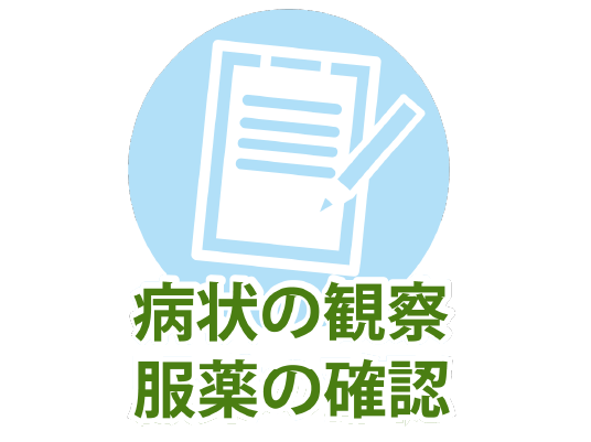 病状の観察